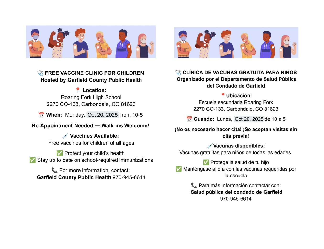 FREE VACCINES